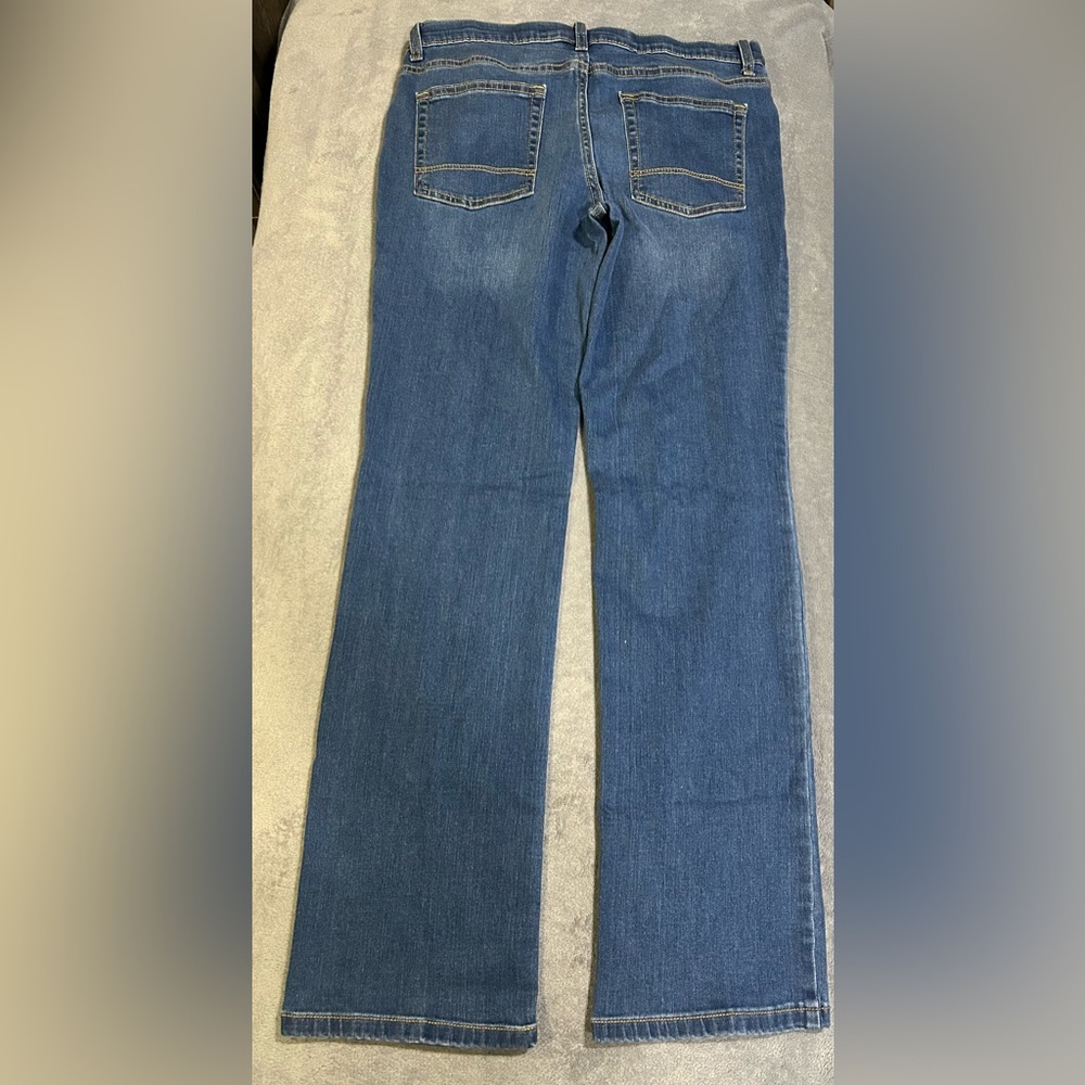 Cat & Jack Boys Blue Denim Straight Leg Stretch Jeans Size 16 - Picture 3 of 6